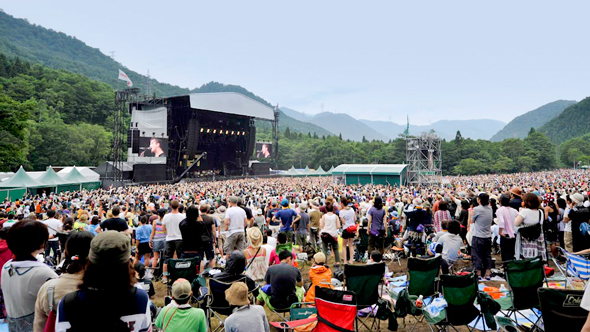 RT #fujirock 始まったよ！
