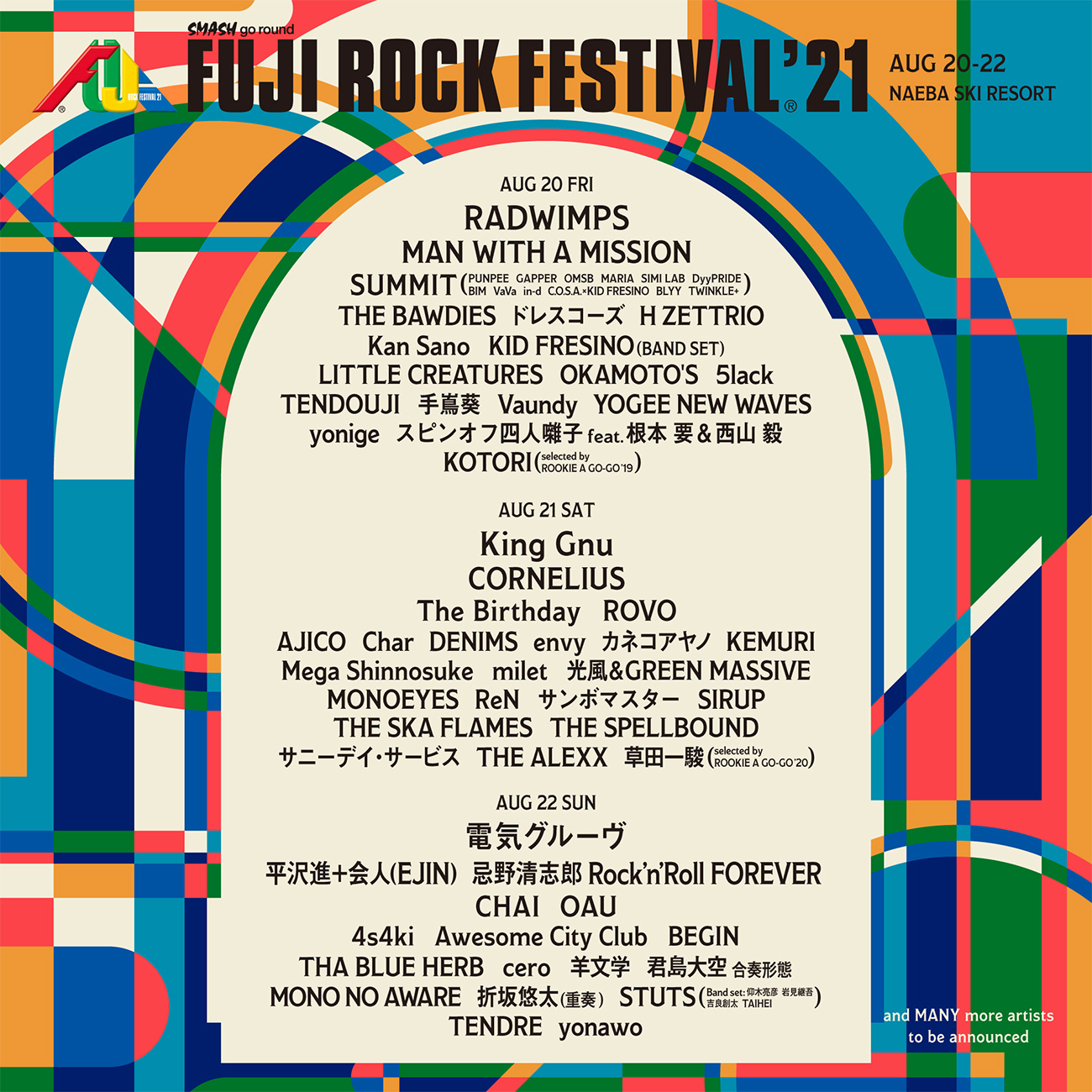 フジロック FUJI ROCK 場内1駐車場&3日通し券1枚 - 音楽フェス