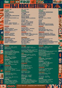FRF'25】最終ラインナップ&タイムテーブル大発表！新エリアも初